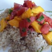 ensalda de quinoapimientos